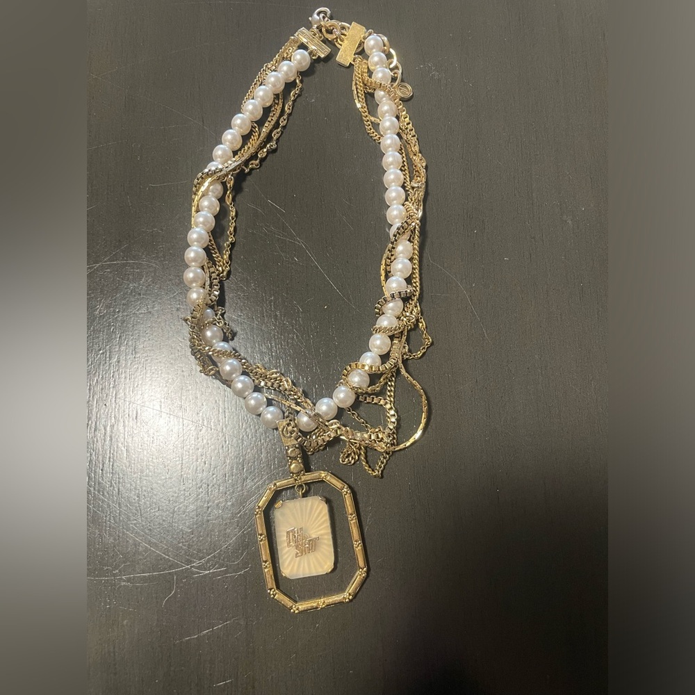 Dylanlex Oh Shit pendant necklace.